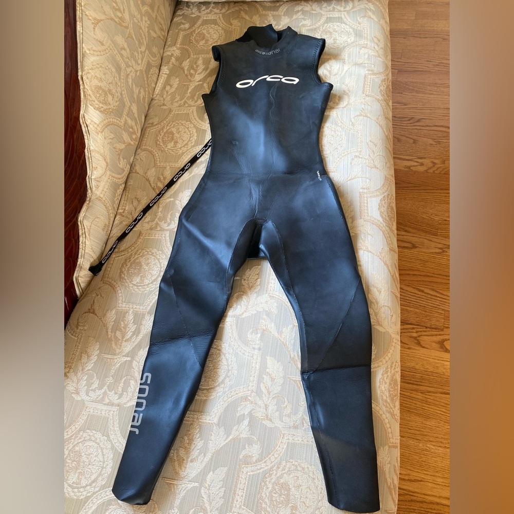 NEW Orca Black Sleeveless Wetsuit -TRIATHLON